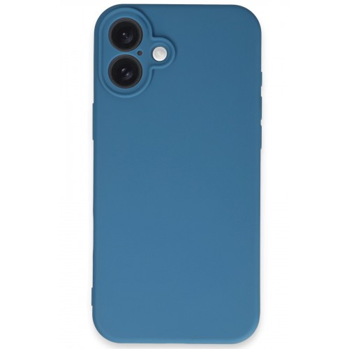 Newface iPhone 16 Plus Kılıf First Silikon - Mavi Newface iPhone 16 Plus Kılıf First Silikon - Mavi