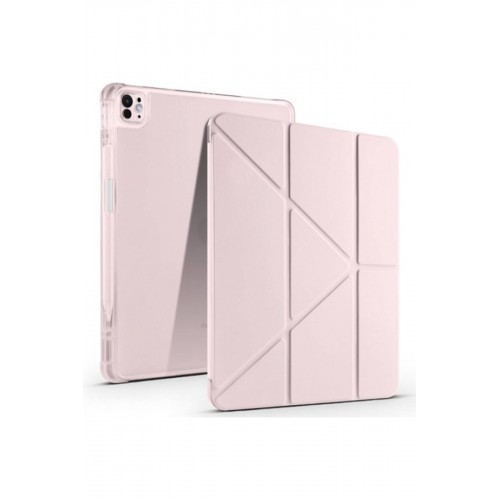 Newface iPad Pro 13 (2024) Kılıf Kalemlikli Mars Tablet Kılıfı - Rose Gold Newface iPad Pro 13 (2024) Kılıf Kalemlikli Mars Tablet Kılıfı - Rose Gold