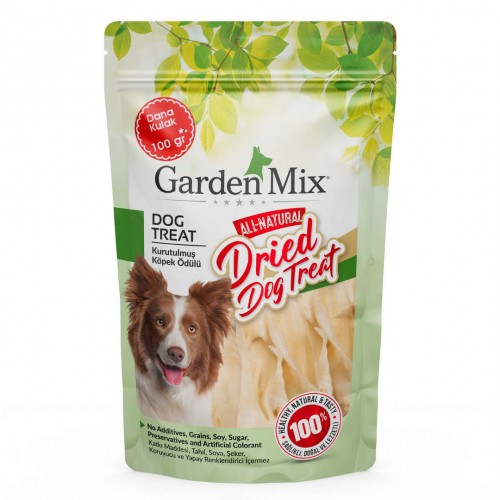 GARDEN MIX KURUTULMUŞ DANA KULAK 100 GR X 2 ADET GARDEN MIX KURUTULMUŞ DANA KULAK 100 GR X 2 ADET