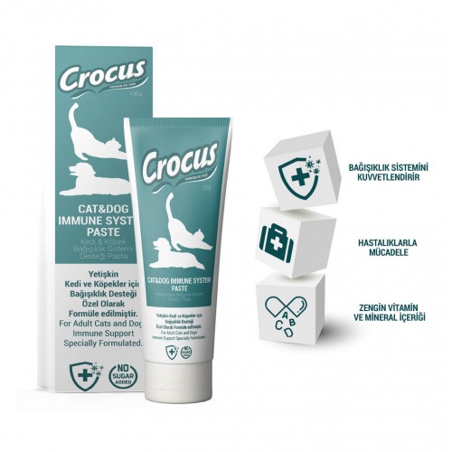 CROCUS KEDI KÖPEK IMMUNE SYSTEM MACUN 100 GRAM X 2 ADET CROCUS KEDI KÖPEK IMMUNE SYSTEM MACUN 100 GRAM X 2 ADET