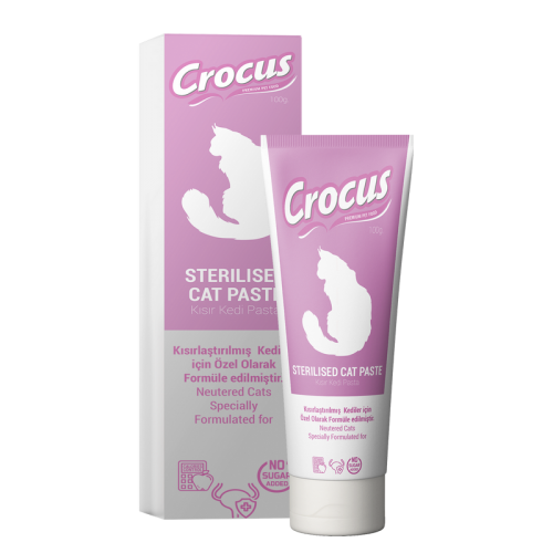 CROCUS KEDI STERILISED MALT MACUNU 100 GRAM X 2 ADET CROCUS KEDI STERILISED MALT MACUNU 100 GRAM X 2 ADET