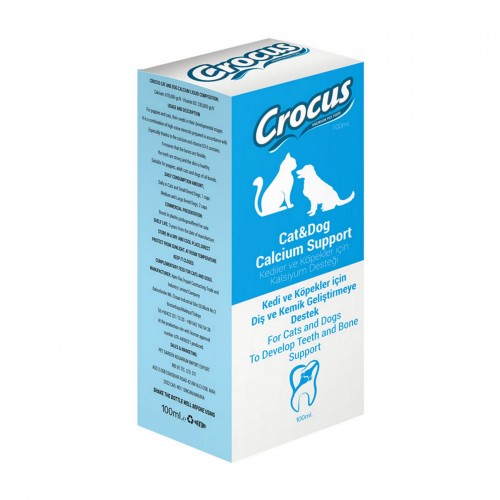 CROCUS KEDI&KÖPEK KALSIYUM DESTEK 100ML X 2 ADET