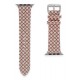 Newface Apple Watch 41mm Karo Motif Kordon - Pembe