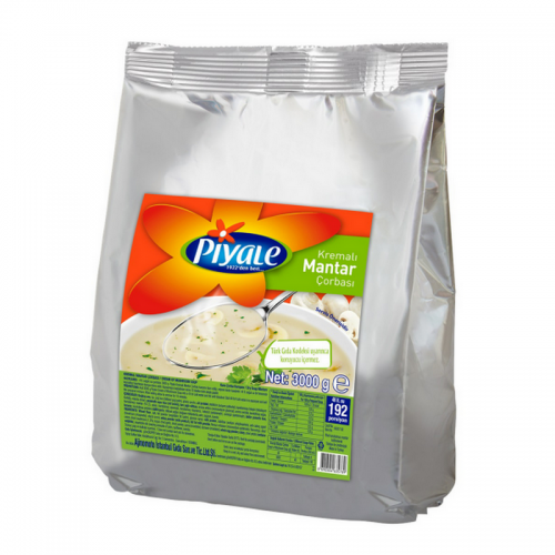 Piyale Kremalı Mantar Çorbası (1*3kg) Piyale Kremalı Mantar Çorbası (1*3kg)