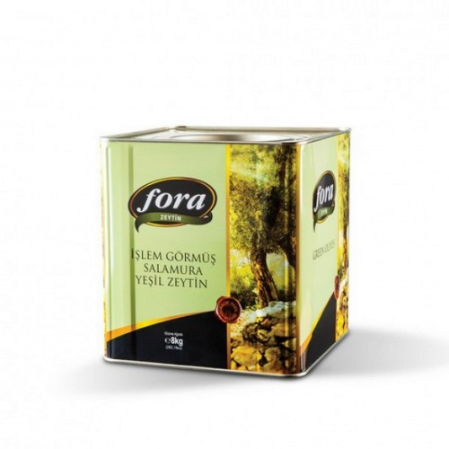 Fora Ege Kokteyl Yeşil Zeytin (1*8 Kg) Fora Ege Kokteyl Yeşil Zeytin (1*8 Kg)