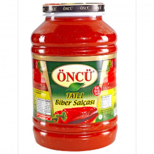 Öncü Tatlı Biber Salçası N:4,30KG PT (1 x 5 KG) Öncü Tatlı Biber Salçası N:4,30KG PT (1 x 5 KG)