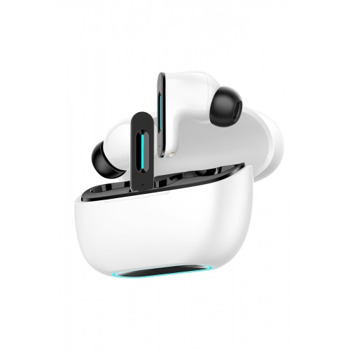 NEWFACE LS-518 AKTIF GÜRÜLTÜ ENGELLEYICI ÖZELLIKLI TWS AIR PODS KULAKLIK - BEYAZ-SIYAH