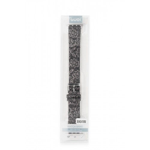 Newface Apple Watch Ultra 49mm Creeper Desenli Kordon - Kahverengi Newface Apple Watch Ultra 49mm Creeper Desenli Kordon - Kahverengi