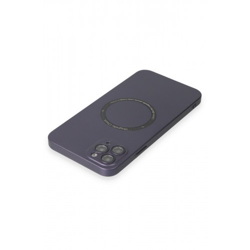 Newface iPhone 11 Pro Max Kılıf Jack Magneticsafe Lens Silikon - Mor Newface iPhone 11 Pro Max Kılıf Jack Magneticsafe Lens Silikon - Mor