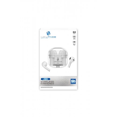 NEWFACE LS-09 BLUETOOTH 5.3 TWS KABLOSUZ AIR PODS KULAKLIK - GÜMÜŞ NEWFACE LS-09 BLUETOOTH 5.3 TWS KABLOSUZ AIR PODS KULAKLIK - GÜMÜŞ