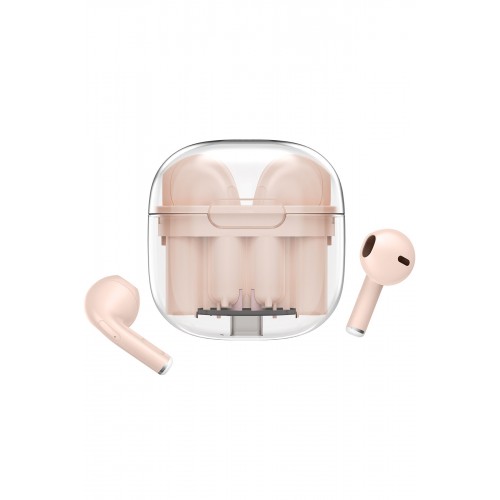 NEWFACE LS-09 BLUETOOTH 5.3 TWS KABLOSUZ AIR PODS KULAKLIK - PEMBE