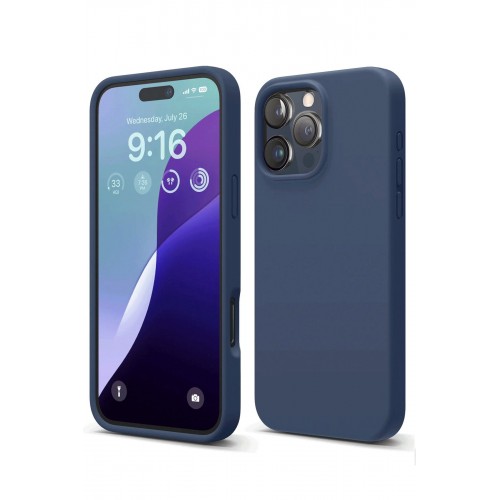 Newface iPhone 16 Pro Max Kılıf First Silikon - Lacivert Newface iPhone 16 Pro Max Kılıf First Silikon - Lacivert