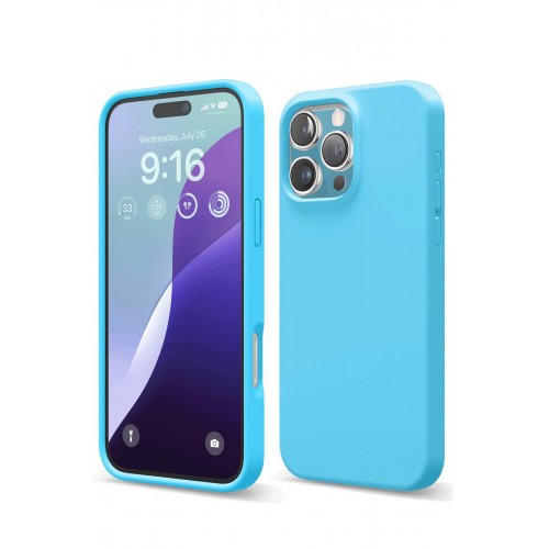 Newface iPhone 16 Pro Max Kılıf First Silikon - Mavi Newface iPhone 16 Pro Max Kılıf First Silikon - Mavi