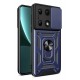Newface Xiaomi Redmi Note 13 Pro 4G Kılıf Pars Lens Yüzüklü Silikon - Lacivert