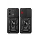 Newface Xiaomi Redmi Note 13 Pro 4G Kılıf Pars Lens Yüzüklü Silikon - Lacivert