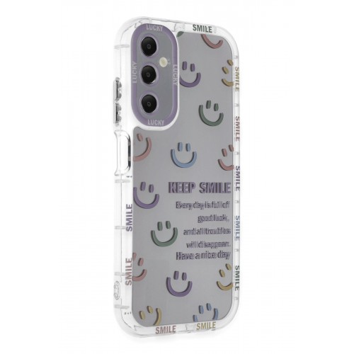 Newface Samsung Galaxy A05S Kılıf Reflexion Desenli Kapak - Desen 2 Newface Samsung Galaxy A05S Kılıf Reflexion Desenli Kapak - Desen 2
