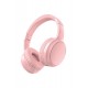 Karler Bass KRH4 Aktif Gürültü Engelleyici Özellikli Kafaüstü Kablosuz Bluetooth Kulaklık - Pembe