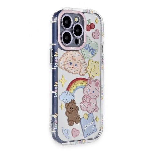 Newface iPhone 14 Pro Kılıf Reflexion Desenli Kapak - Desen 4 Newface iPhone 14 Pro Kılıf Reflexion Desenli Kapak - Desen 4