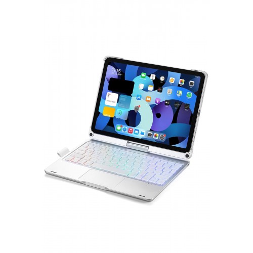 Newface iPad Pro 13 (2024) F13 ATS Kılıf Magic Dönen Klavyeli Tablet Kılıf - Gümüş Newface iPad Pro 13 (2024) F13 ATS Kılıf Magic Dönen Klavyeli Tablet Kılıf - Gümüş