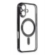 Newface iPhone 16 Kılıf Kross Magneticsafe Kapak - Siyah