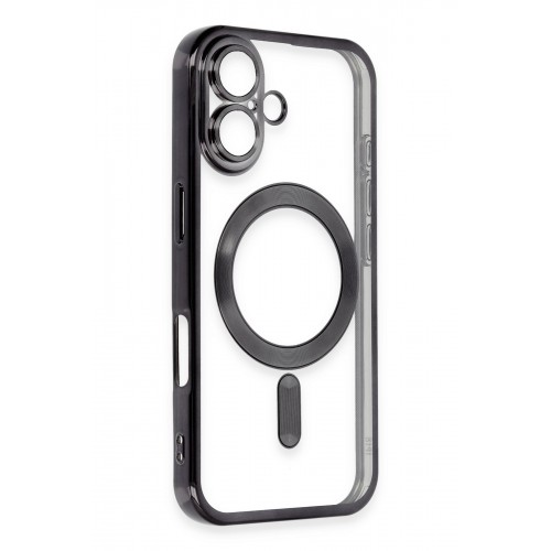 Newface iPhone 16 Plus Kılıf Kross Magneticsafe Kapak - Siyah Newface iPhone 16 Plus Kılıf Kross Magneticsafe Kapak - Siyah