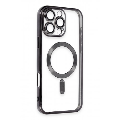 Newface iPhone 16 Pro Max Kılıf Kross Magneticsafe Kapak - Siyah Newface iPhone 16 Pro Max Kılıf Kross Magneticsafe Kapak - Siyah