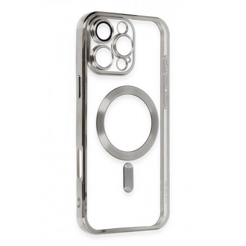 Newface iPhone 16 Pro Kılıf Kross Magneticsafe Kapak - Titan Gri Newface iPhone 16 Pro Kılıf Kross Magneticsafe Kapak - Titan Gri