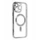 Newface iPhone 16 Pro Kılıf Kross Magneticsafe Kapak - Titan Gri