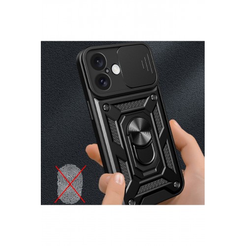 Newface iPhone 16 Kılıf Pars Lens Yüzüklü Silikon - Yeşil Newface iPhone 16 Kılıf Pars Lens Yüzüklü Silikon - Yeşil