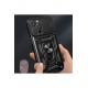 Newface iPhone 16 Pro Kılıf Pars Lens Yüzüklü Silikon - Lacivert