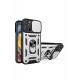 Newface iPhone 16 Pro Max Kılıf Pars Lens Yüzüklü Silikon - Gümüş Newface iPhone 16 Pro Max Kılıf Pars Lens Yüzüklü Silikon - Gümüş