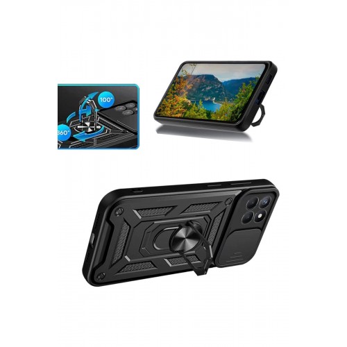 Newface Samsung Galaxy M15 Kılıf Pars Lens Yüzüklü Silikon - Kırmızı Newface Samsung Galaxy M15 Kılıf Pars Lens Yüzüklü Silikon - Kırmızı