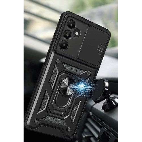 Newface Samsung Galaxy M15 Kılıf Pars Lens Yüzüklü Silikon - Kırmızı Newface Samsung Galaxy M15 Kılıf Pars Lens Yüzüklü Silikon - Kırmızı