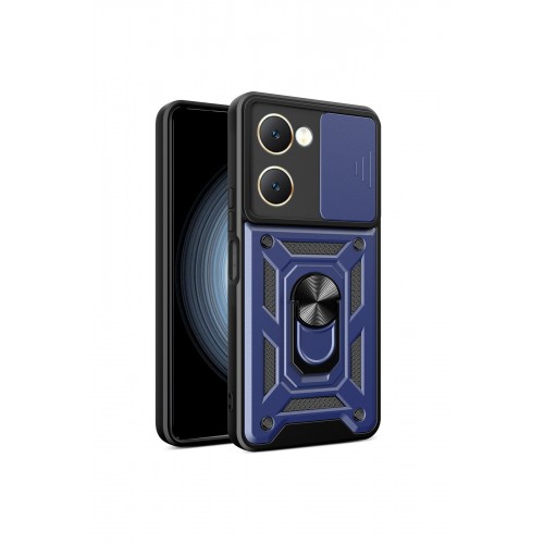 Newface Vivo Y18 Kılıf Pars Lens Yüzüklü Silikon - Lacivert Newface Vivo Y18 Kılıf Pars Lens Yüzüklü Silikon - Lacivert