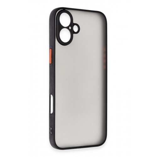 Newface iPhone 16 Plus Kılıf Montreal Silikon Kapak - Siyah Newface iPhone 16 Plus Kılıf Montreal Silikon Kapak - Siyah
