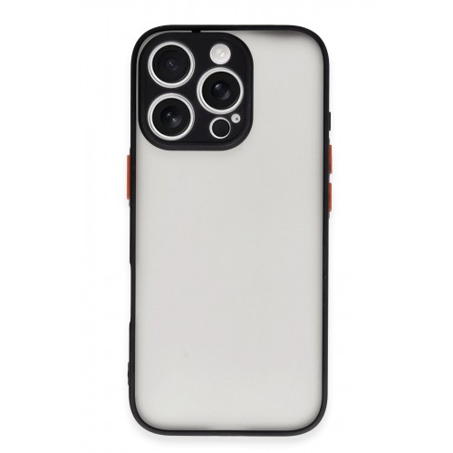 Newface iPhone 16 Pro Kılıf Montreal Silikon Kapak - Siyah Newface iPhone 16 Pro Kılıf Montreal Silikon Kapak - Siyah