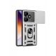 Newface Xiaomi Redmi 13 4G Kılıf Pars Lens Yüzüklü Silikon - Gümüş Newface Xiaomi Redmi 13 4G Kılıf Pars Lens Yüzüklü Silikon - Gümüş