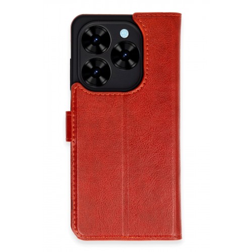 Newface Tecno Spark 20C Kılıf Trend S Plus Kapaklı Kılıf - Kırmızı Newface Tecno Spark 20C Kılıf Trend S Plus Kapaklı Kılıf - Kırmızı