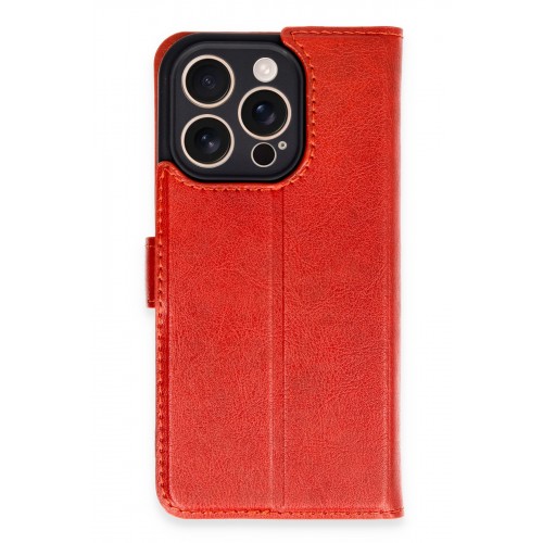 Newface iPhone 16 Pro Kılıf Trend S Plus Kapaklı Kılıf - Kırmızı Newface iPhone 16 Pro Kılıf Trend S Plus Kapaklı Kılıf - Kırmızı