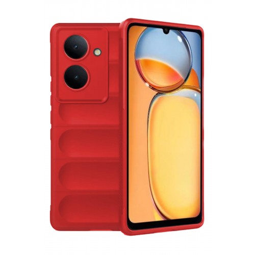 Newface Xiaomi Poco C65 Kılıf Optimum Silikon - Kırmızı Newface Xiaomi Poco C65 Kılıf Optimum Silikon - Kırmızı