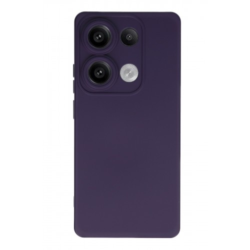 Newface Xiaomi Redmi Note 13 4G Kılıf Nano içi Kadife Silikon - Mor