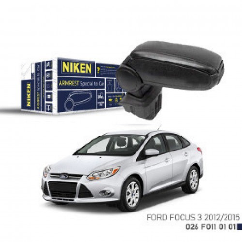 FORD FOCUS III 2012-2015 ARACA ÖZEL KOÇAK KOL DAYAMA SİYAH - Tek Ebat