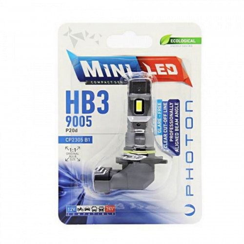 PHOTON MINI HB3 9005 12-24V COMPACT LED (TEKLİ PHOTON MINI HB3 9005 12-24V COMPACT LED (TEKLİ