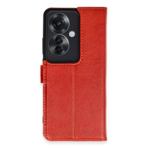 Newface Oppo Reno 11F Kılıf Trend S Plus Kapaklı Kılıf - Kırmızı Newface Oppo Reno 11F Kılıf Trend S Plus Kapaklı Kılıf - Kırmızı