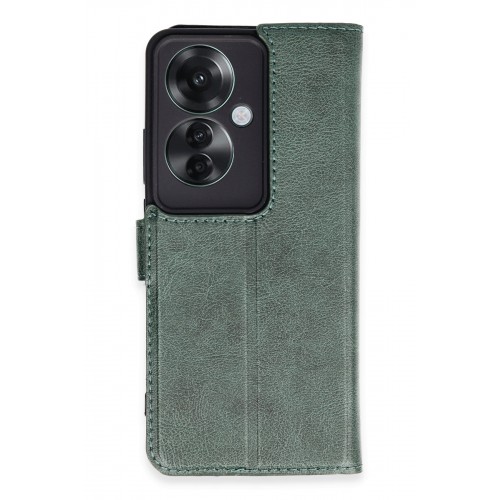 Newface Oppo Reno 11F Kılıf Trend S Plus Kapaklı Kılıf - Yeşil Newface Oppo Reno 11F Kılıf Trend S Plus Kapaklı Kılıf - Yeşil