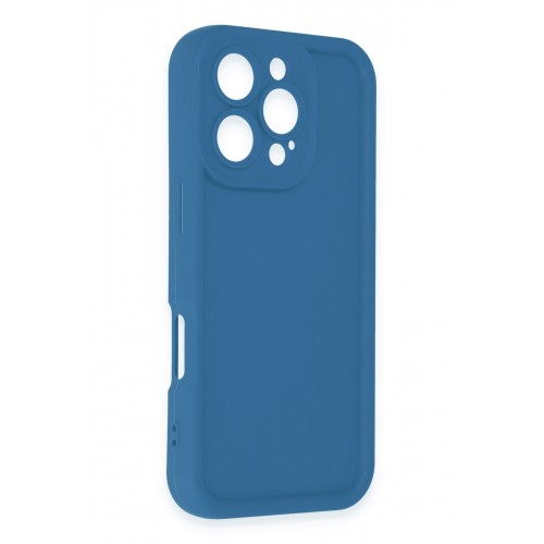 Newface iPhone 16 Pro Kılıf Viera Silikon - Mavi Newface iPhone 16 Pro Kılıf Viera Silikon - Mavi
