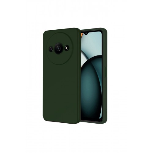 Newface Realme C61 Kılıf First Silikon - Koyu Yeşil Newface Realme C61 Kılıf First Silikon - Koyu Yeşil