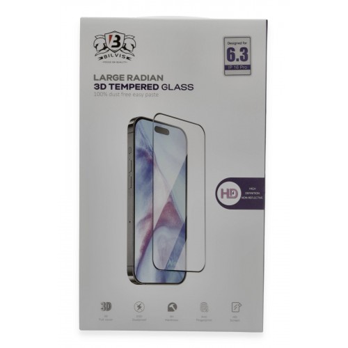 Newface iPhone 15 Bilvis 3D Hayalet Cam Ekran Koruyucu Newface iPhone 15 Bilvis 3D Hayalet Cam Ekran Koruyucu