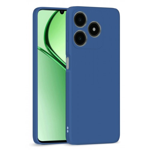 Newface Realme C63 Kılıf First Silikon - Mavi Newface Realme C63 Kılıf First Silikon - Mavi