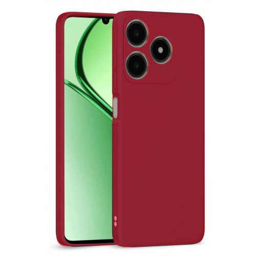 Newface Realme C63 Kılıf First Silikon - Kırmızı Newface Realme C63 Kılıf First Silikon - Kırmızı